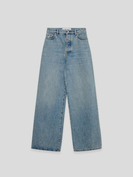 High Waisted Jeans - blue wash