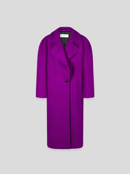 Round Coat - violet