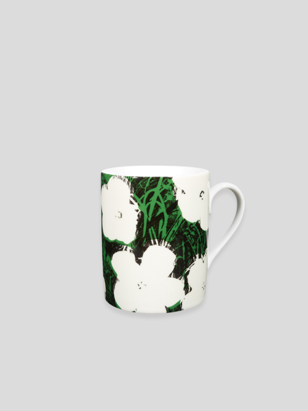 Andy Warhol White Flower Mug - -