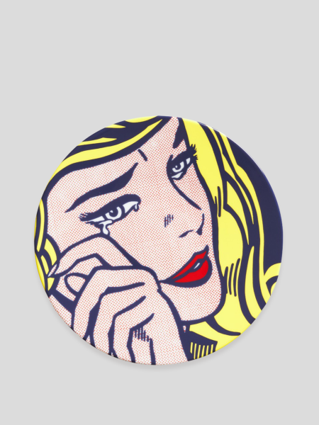 Roy Lichtenstein Crying Girl Plate 21cm - -