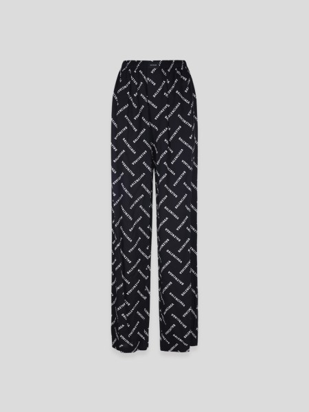 Pyjama Pants - black white