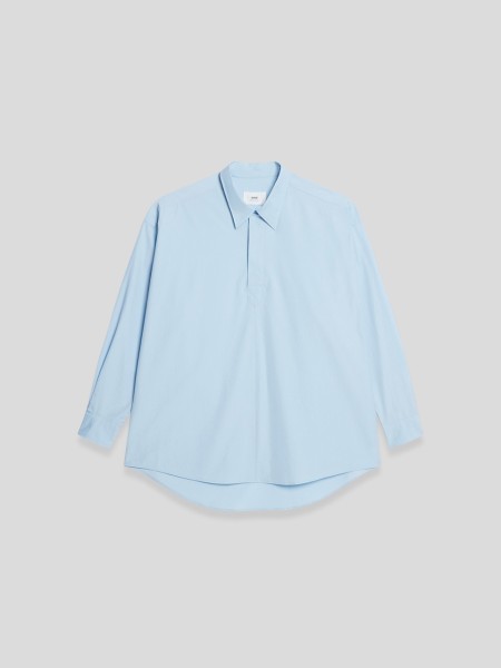 Short Shirt Dress - light blue