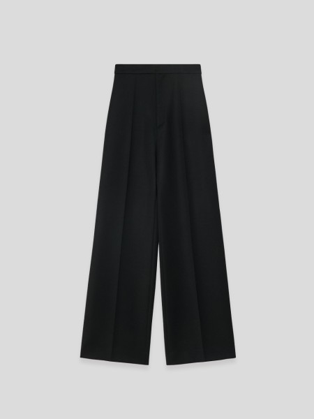 High Waisted Trousers - black