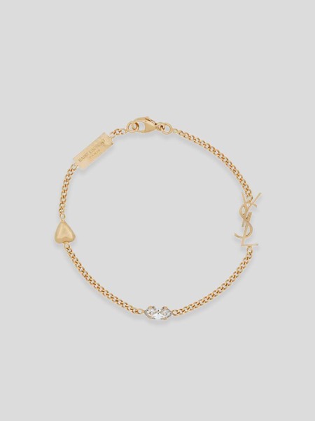 Opyum Heart Charm Bracelet - gold