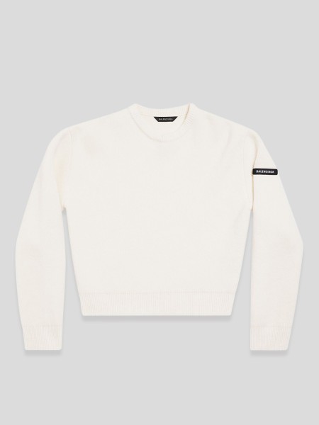Crewneck Sweater - white