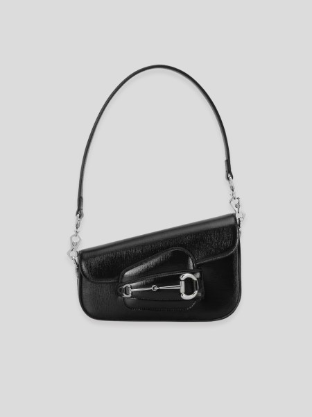 Horsebit 1955 Mini Shoulder Bag - black