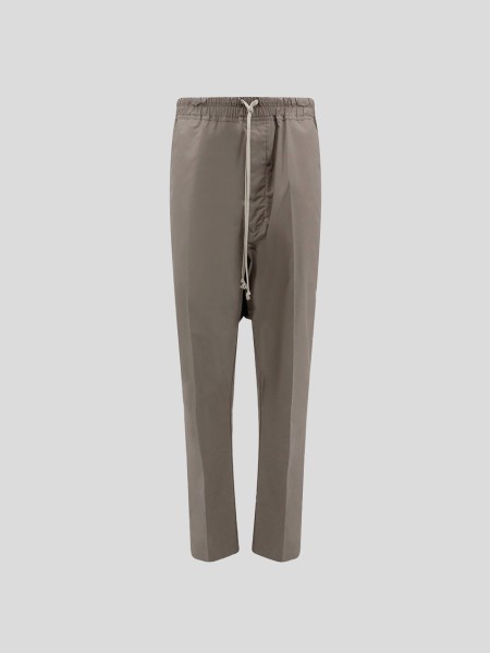 Drawstring Slim Pants - light grey